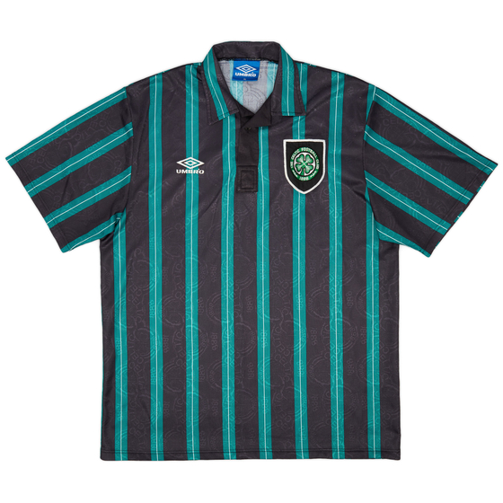 1992-93 Celtic Away Shirt - 9/10 - (XL)