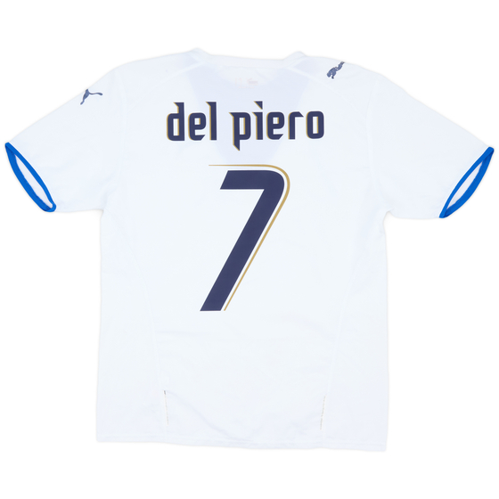 2006 Italy Away Shirt Del Piero #7 - 6/10 - (M)