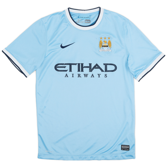 2013-14 Manchester City Home Shirt - 7/10 - (S)