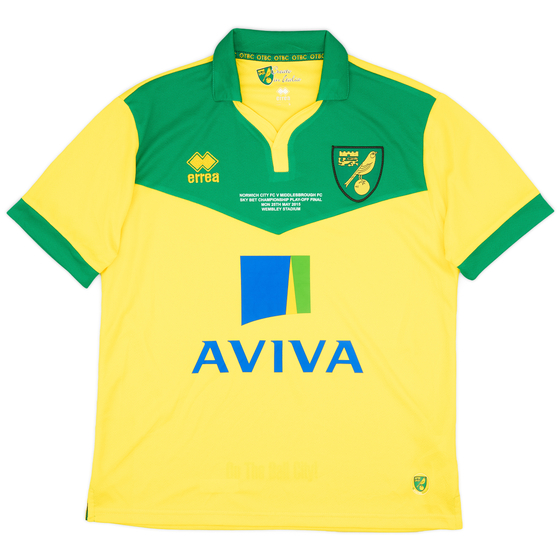 2014-15 Norwich Home Shirt - 9/10 - (S)