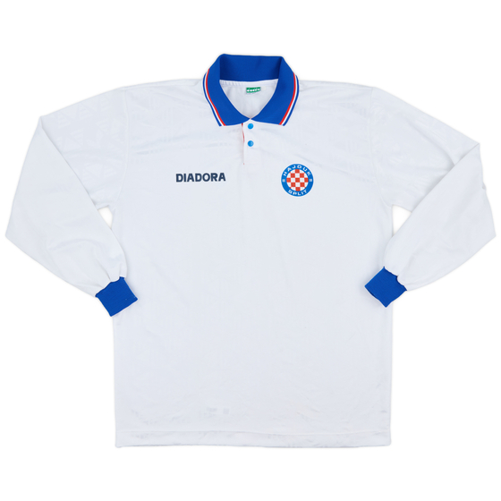 1996-98 Hajduk Split Home L/S Shirt - 8/10 - (XL)