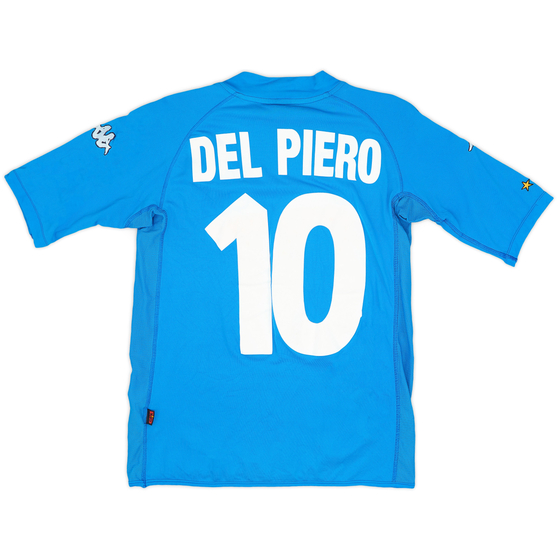 2002 Italy Home Shirt Del Piero #10 - 8/10 - (M)