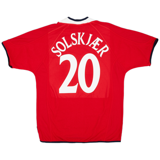 2000-02 Norway Home Shirt Solsjkaer #20 - 9/10 - (XL)