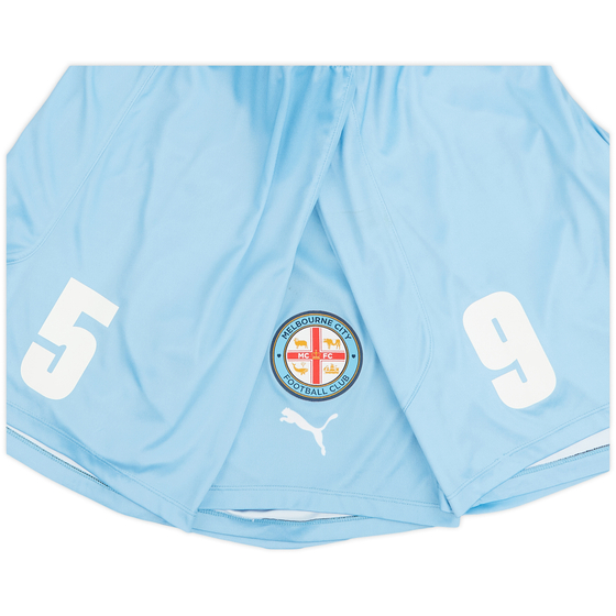 2021-22 Melbourne City Match Issue Home Shorts # - 3/10
