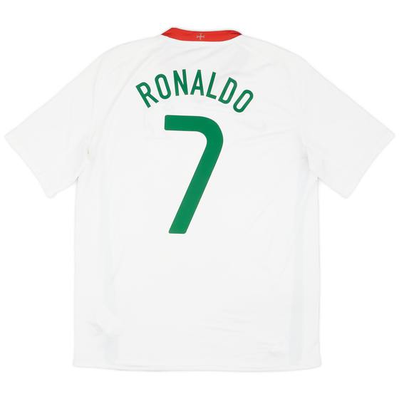 2008-10 Portugal Away Shirt Ronaldo #7 - 8/10 - (L)