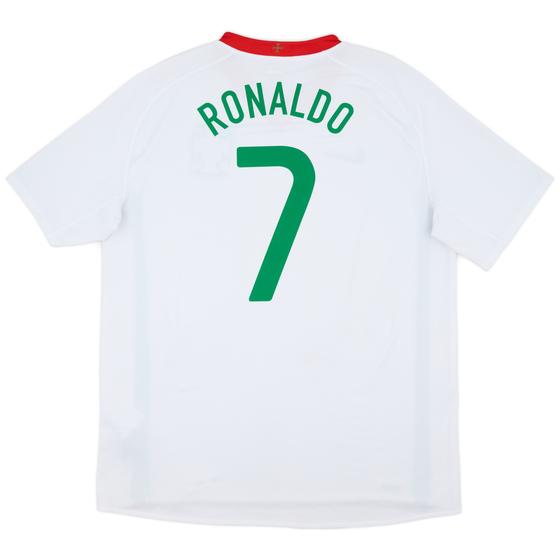 2008-10 Portugal Away Shirt Ronaldo #7 - 8/10 - (XL)