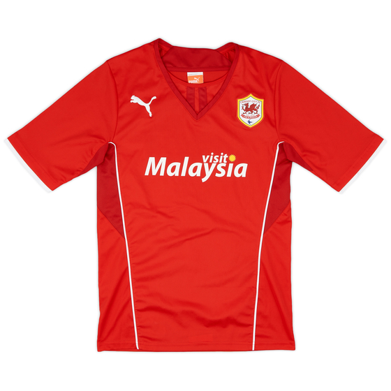2013-14 Cardiff Home Shirt - 8/10 - (S)