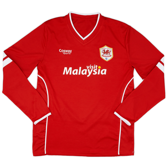 2014-15 Cardiff Home/Away L/S Shirt - 9/10 - (M)