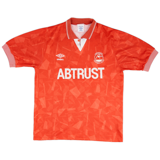 1990-91 Aberdeen Home Shirt - 8/10 - (L)