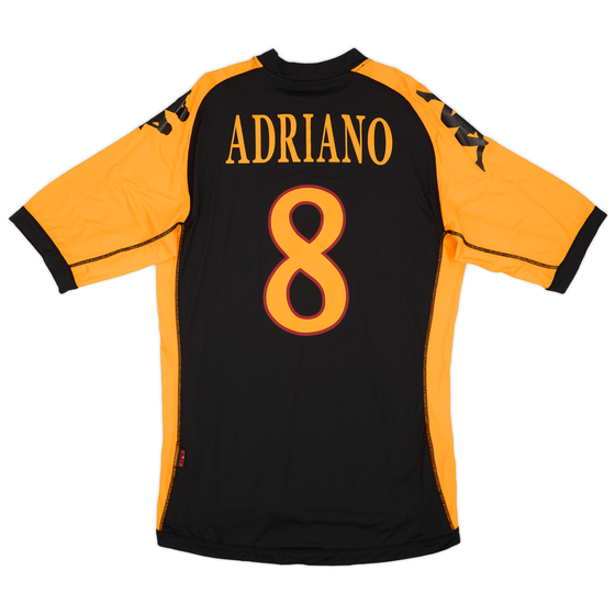 2010-11 Roma Third Shirt Adriano #8 - 8/10 - (XXL)