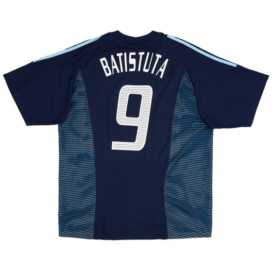 2002-03 Argentina Away Shirt Batistuta #9 - 9/10 - (XL)