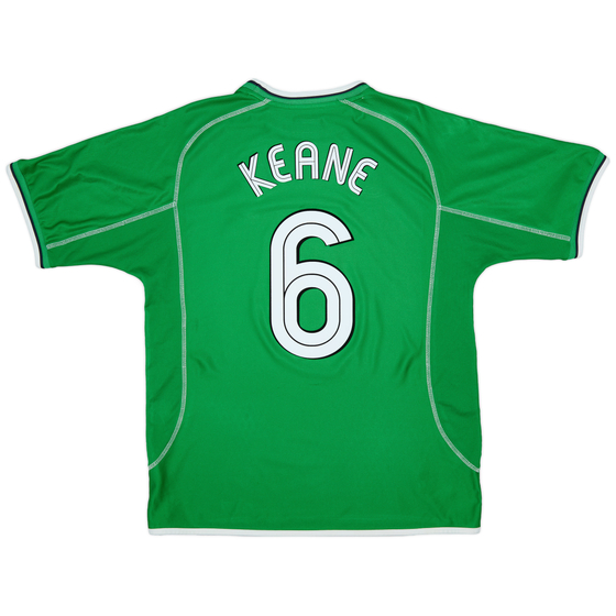 2001-03 Ireland 'World Cup 2002' Home Shirt Keane #6 - 9/10 - (XL)
