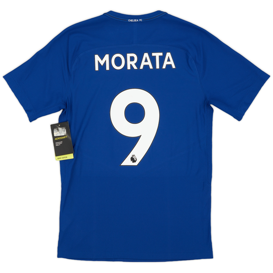 2017-18 Chelsea Authentic Home Shirt Morata #9 (S)