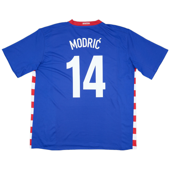 2007-09 Croatia Away Shirt Modric #14 - 9/10 - (XXL)
