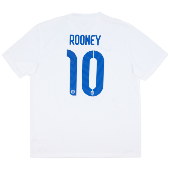 2014-15 England Home Shirt Rooney #10 (XL)
