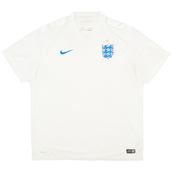 2014-15 England Home Shirt - 6/10 - (XL)