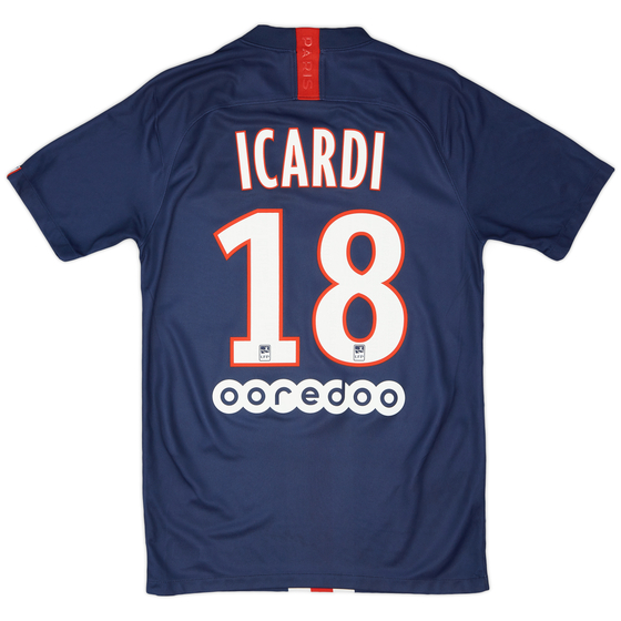 2019-20 Paris Saint-Germain Home Shirt Icardi #18 - 9/10 - (S)