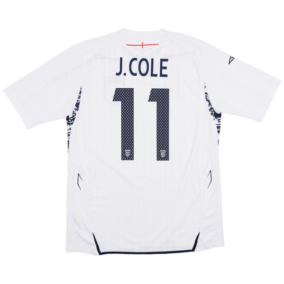 2007-09 England Home Shirt J.Cole #11 - 8/10 - (L)