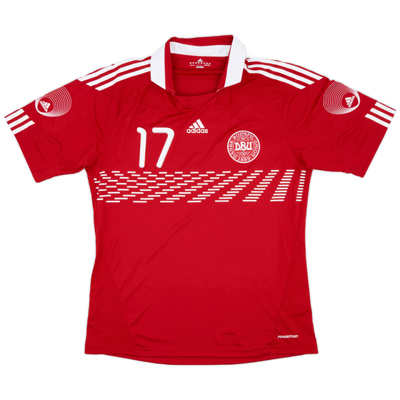 2010-11 Denmark Player Issue Home Shirt #17 - 10/10 - (XL)