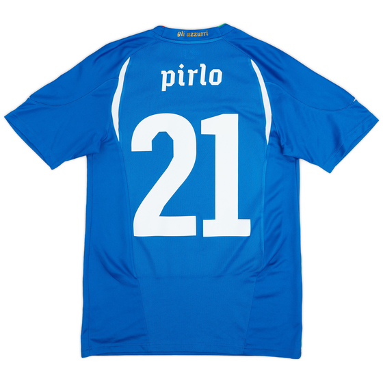 2010-12 Italy Basic Home Shirt Pirlo #21 - 9/10 - (S)