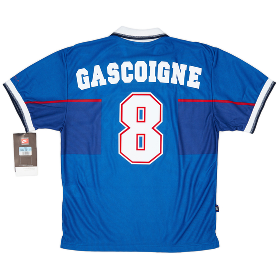 1997-99 Rangers Home Shirt Gascoigne #8 (M)