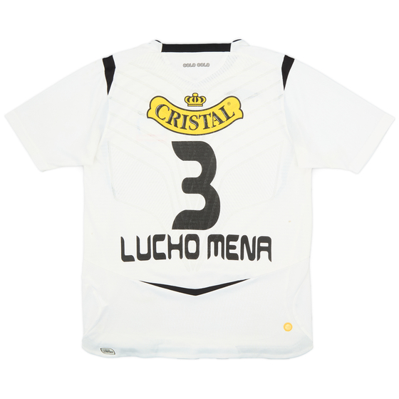 2007-08 Colo Colo Home Shirt Lucho Mena #3 - 6/10 - (M)