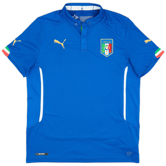 2014-15 Italy Home Shirt - 9/10 - (XXL.Boys)
