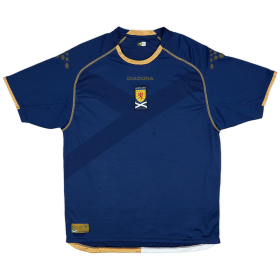 2007-08 Scotland Home Shirt - 9/10 - (XL)