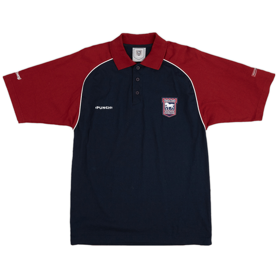 2001-03 Ipswich Punch Polo Shirt - 9/10 - (S)