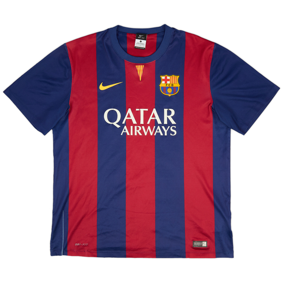2014-15 Barcelona Basic Home Shirt - 5/10 - (L)