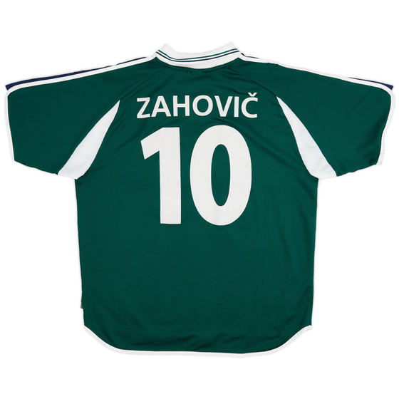 2000-02 Slovenia Away Shirt Zahovic #10 - 9/10 - (XL)