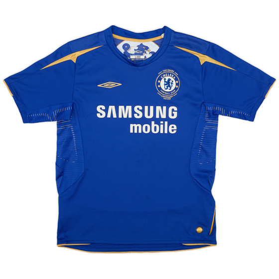 2005-06 Chelsea Centenary Home Shirt - 8/10 - (M.Boys)