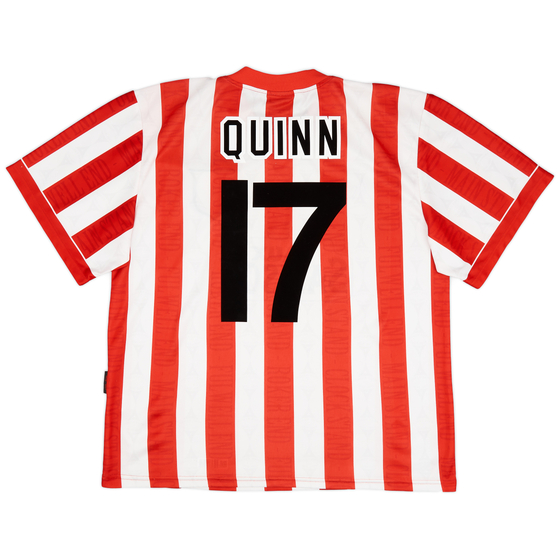 1996-97 Sunderland Home Shirt Quinn #17 - 8/10 - (L)
