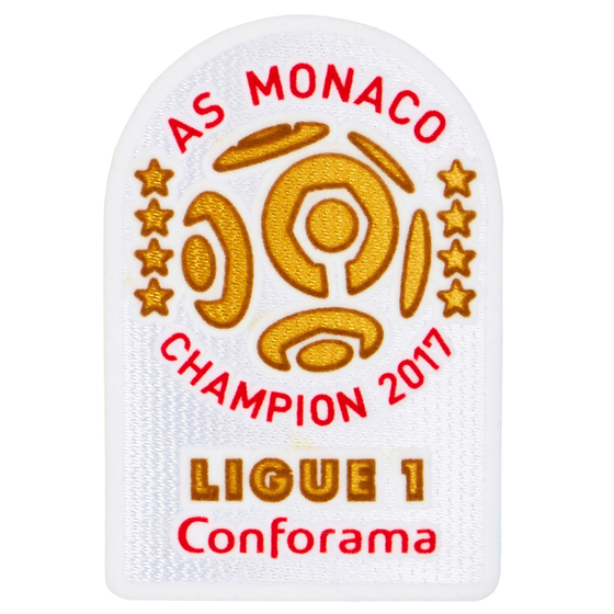 2017-18 Ligue 1- Champion 2017 Monaco Player Issue Patch
