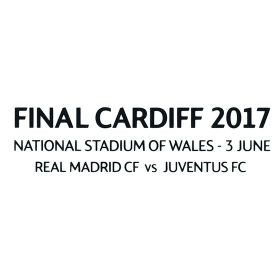 2016-17 UEFA Champions League Final Cardiff 2017 Match Day Transfer - Junior