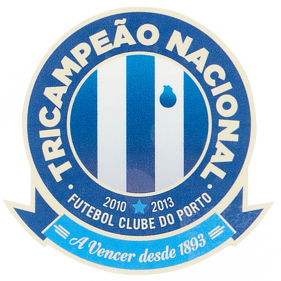2013-14 Porto Player Issue Tricampeao Nacional Patch