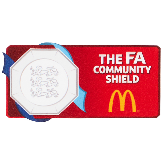 2018 The FA Community Shield Player Issue Patch - Chelsea V Manchester City