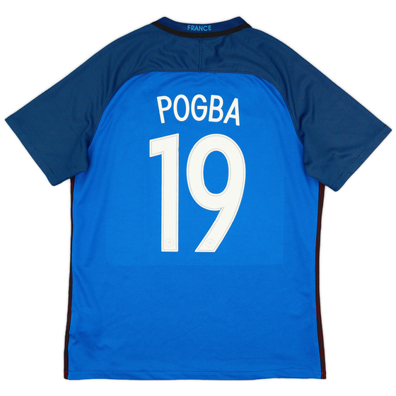 2016-17 France Home Shirt Pogba #19 - 5/10 - (L)