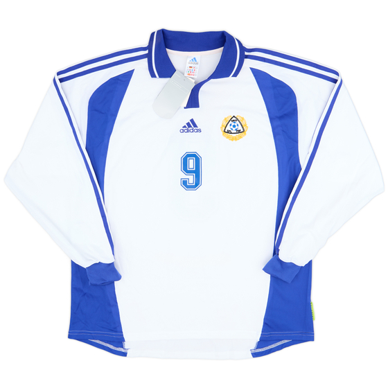 2000-02 Finland PLayer Issue Home L/S Shirt #9 (XL)