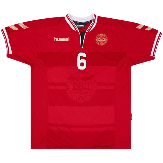 2000-02 Denmark Match Issue Home Shirt #6 (Colding)