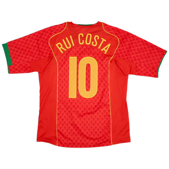 2004-06 Portugal Home Shirt Rui Costa #10 - 10/10 - (L)