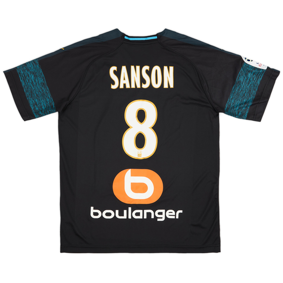 2018-19 Olympique Marseille Away Shirt Sanson #8 - 9/10 - (L)