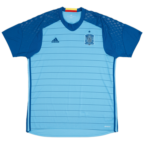2016-17 Spain GK S/S Shirt - 10/10 - (XL)