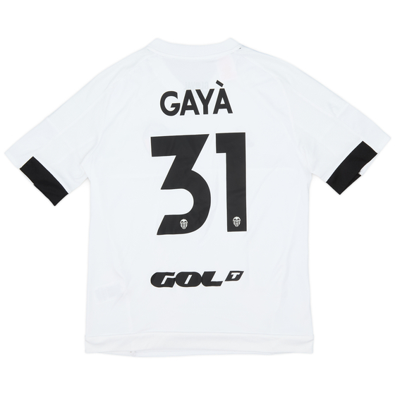2015-16 Valencia Home Shirt Jose Gaya #31 - 9/10 - (L.Boys)
