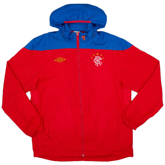 2011-12 Rangers Umbro Hooded Track Jacket - 7/10 - (L)