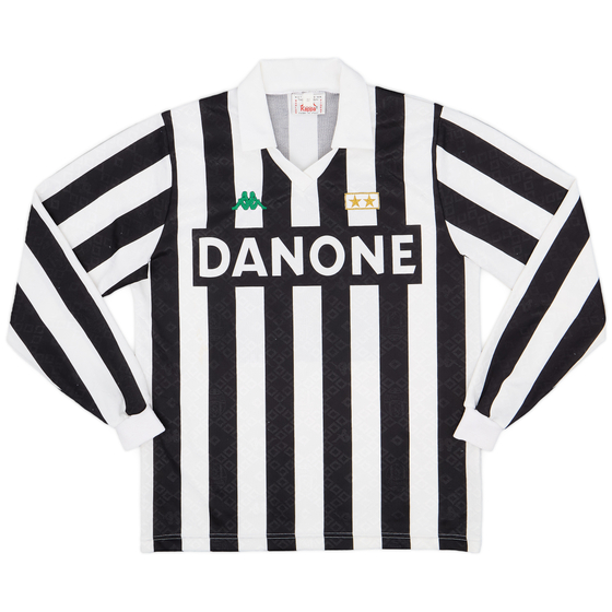 1992-94 Juventus Home L/S Shirt - 9/10 - (M)