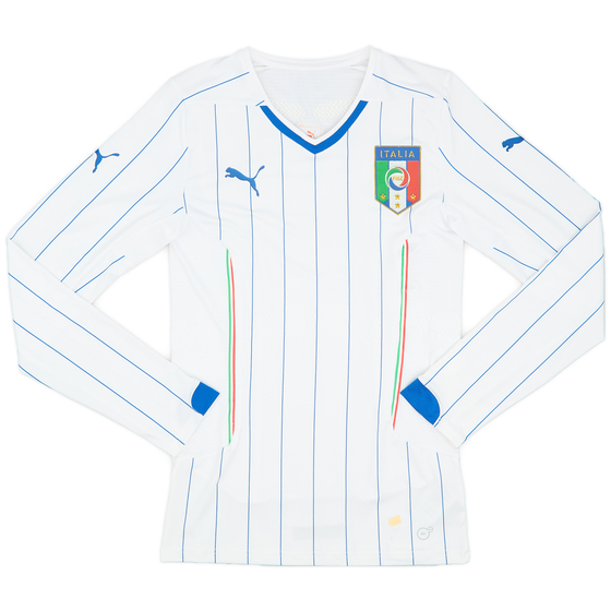 2014-15 Italy Player Issue Away L/S Shirt - 7/10