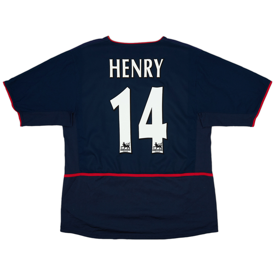 2002-04 Arsenal Away Shirt Henry #14 - 6/10 - (L)