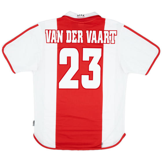 2000-01 Ajax Centenary Home Shirt Van Der Vaart #23 - 8/10 - (M)