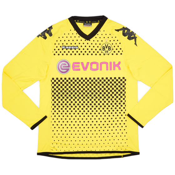 2011-12 Borussia Dortmund Home L/S Shirt - 9/10 - (L)